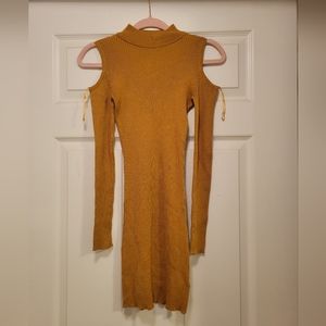 Mustard Sweater Dress